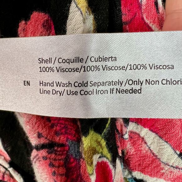 Band of Gypsies Floral Boho Romper Shorts Festival Garden Party Size Large - Picture 8 of 8